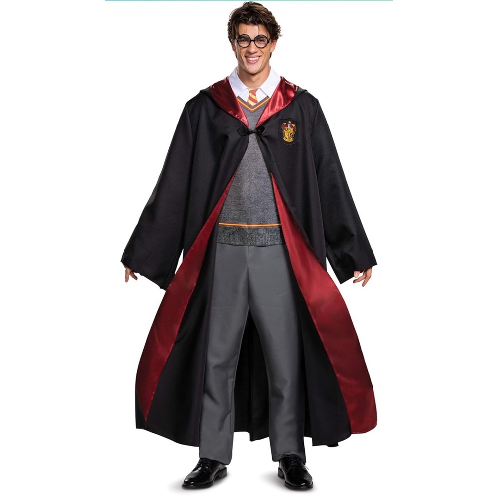 Gryffindor Student Adult Male Costume, size L with Robe